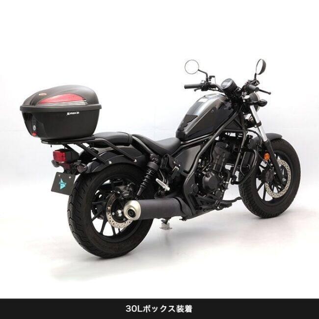 ENDURANCE リアキャリア ブラック ホンダレブル250 ENDURANCE（エンデュランス） リアキャリア+リアボックスセット レブル