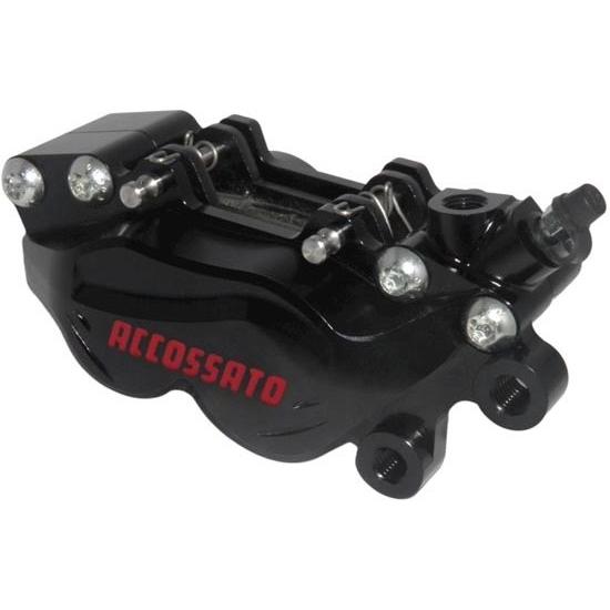 ACCOSSATO アコサット ブレーキキャリパー 4ポット 34mm／29.5mm 40mm PZ013 パッド：ST / 部位：左側 カラー：ブラックアルマイト 取付ピッチ キャリパー_2