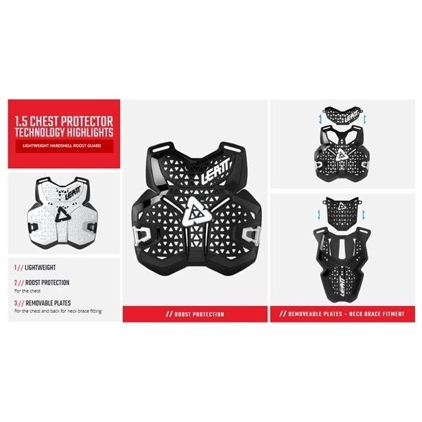 LEATT BRACE リアットブレイス 1.5 チェストプロテクター オフロードチェストプロテクター オフロードバイクウェア アパレル | ブランド登録なし | 03