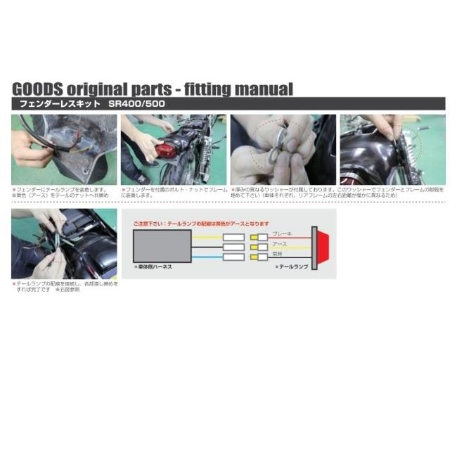 GOODS（グッズ） フェンダーレスキット テールランプタイプ：ルーカス