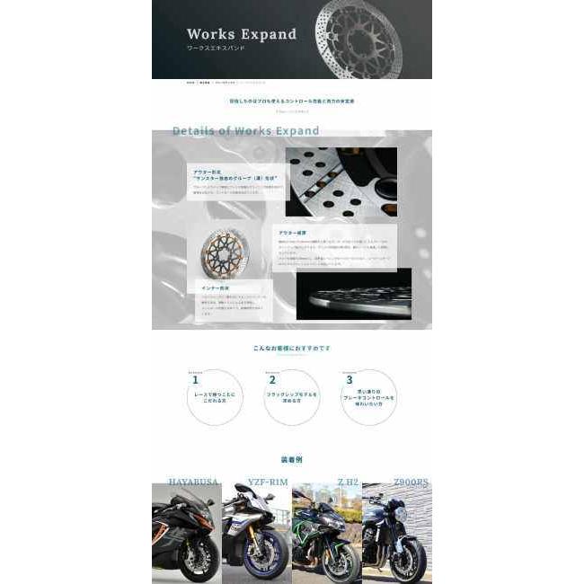 Bagus! バグース Bagus！オリジナルワークスエキスパンドフロントディスクローター Z900RS KAWASAKI カワサキ ブレーキディスクローター ブレーキ_6