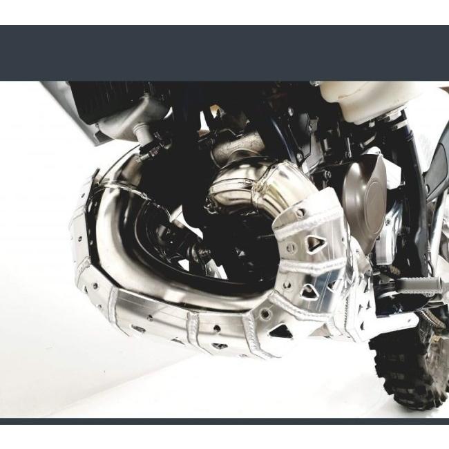 P-TECH ピーテック スキッド+チャンバーガード EXC150 TE150 KTM