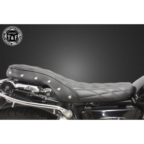 Garage T&F ガレージ スタッド付きダイヤシート(Face-3) SR400 YAMAHA ヤマハ シート シート関連 外装 | Garage T＆F | 01
