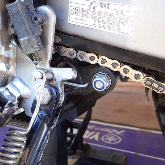 工房きたむら コウボウキタムラ チェーンテンショナー ローラーカラー：赤 セロー250 トリッカー YAMAHA ヤマハ アクスルブロック・チェーンアジャスター | ブランド登録なし | 10