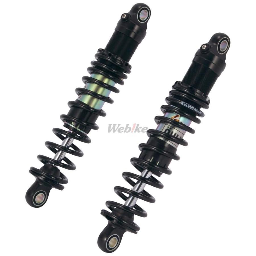 ÖHLINS製 SR400 リア サスペンション 左右セット OHLINS（オーリンズ） リアサスペンション ブラックライン (G sense