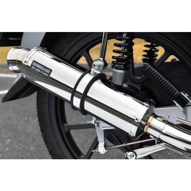 BEAMS ビームス R-EVOサイレンサー ダウンタイプ  政府認証 タイプ：ステンレスサイレンサー(重量：3.05kg【純正3.1kg】) クロスカブ110 HONDA ホンダ マフラー_10