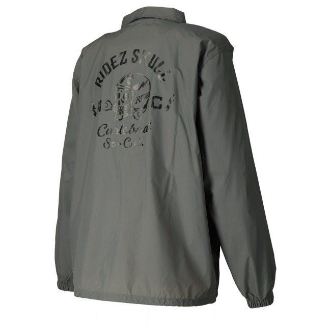 RIDEZ ライズ SKULL MC COACH JKT バイク 防風 コーチ ジャケット