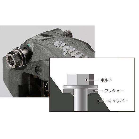 AELLA（アエラ） チタンワッシャー(ブレーキマウント用) S1000RR R1200