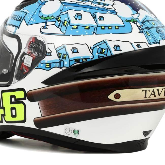 AGV エージーブイ K1 S JIST Asian Fit - ROSSI WINTER TEST 2017 ヘルメット サイズ：S(55-56cm)｜webike02｜08