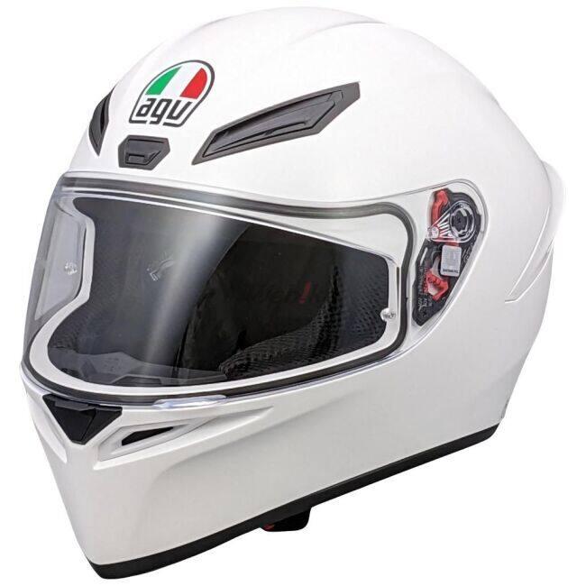 agv K1 Mサイズ　フルフェイスヘルメット　アジアンフィット　57〜58cm AGV エージーブイ K1 S JIST Asian Fit - WHITE ヘルメット サイズ：M
