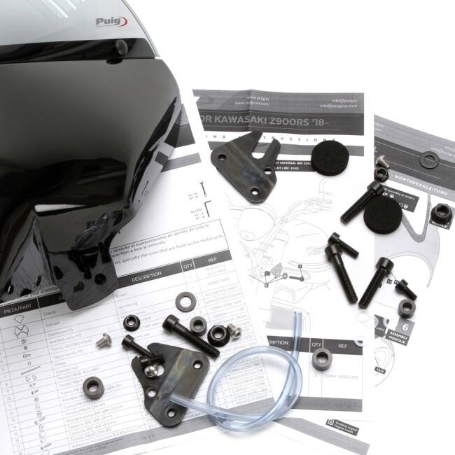 Puig プーチ ニュージェネレーションNKスクリーン(Vision) カラー：スモーク Z900RS SE KAWASAKI カワサキ スクリーン 外装_4