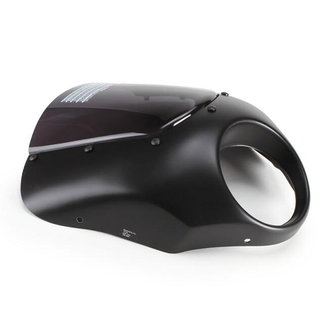 Puig プーチ セミフェアリング ダークナイト (SEMIFAIRING DARK NIGHT) カラー：マッドブラック／ダークスモーク レブル1100 HONDA ホンダ ビキニカウル 外装_2