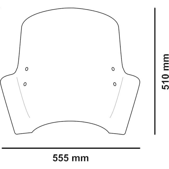 Puig プーチ ウインドシールド T.X.(Windshield T.X.) 1 PIAGGIO ピアジオ スクリーン 外装_4