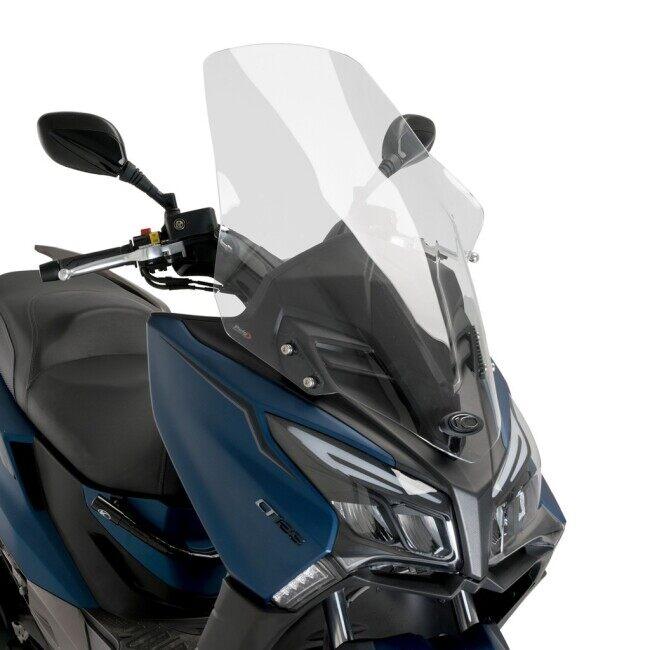 Puig プーチ V-TECH Line TOURING スクリーン(Windshield V-Tech Touring) カラー：クリア X-TOWN CT 300I CT125 KYMCO キムコ スクリーン 外装の画像