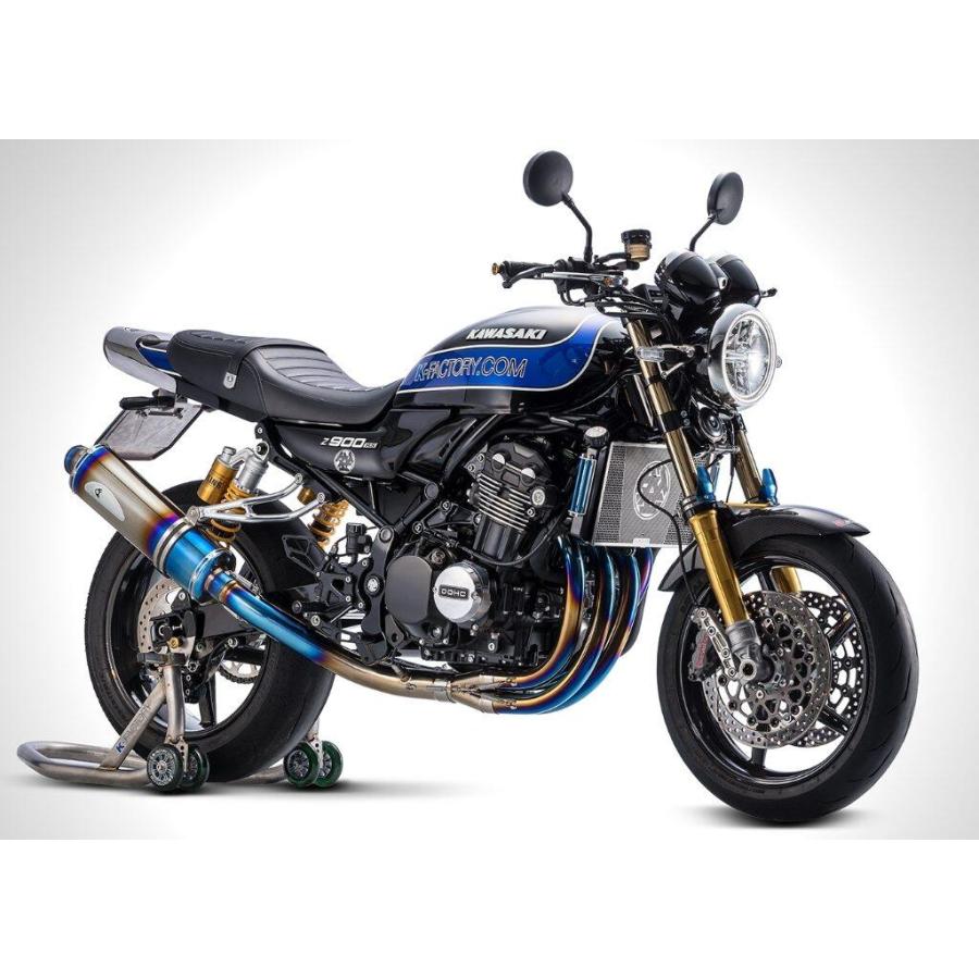 K-FACTORY（ケイファクトリー） CLR-R＋ チタンフルエキ オーバルサイレンサー Z900RS CAFE KAWASAKI カワサキ ...