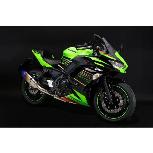 （新品,未開封） TRICKSTAR トリックスター 政府認証チタンパイプフルエキゾーストマフラーIKAZUCHI タイプ：焼チタン ショート Ninja650 Z650 【2817951070】(102577円)