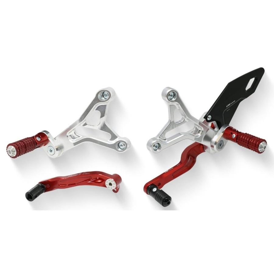 CNC Racing CNC RacingCNCレーシング Adjustable rider rearsets color：Silver