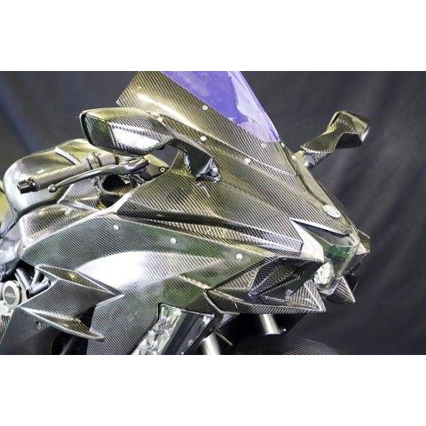 A-TECH（エーテック） アッパーカウルSTD 素材：DC 綾織ドライカーボン