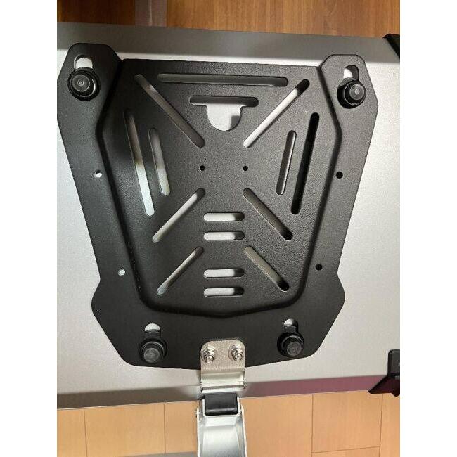 COOCASE クーケース Q3 アルミトップケース 65L カラー：シルバー HONDA ホンダ SUZUKI スズキ YAMAHA ヤマハ KAWASAKI カワサキ トップケース・テールボックス