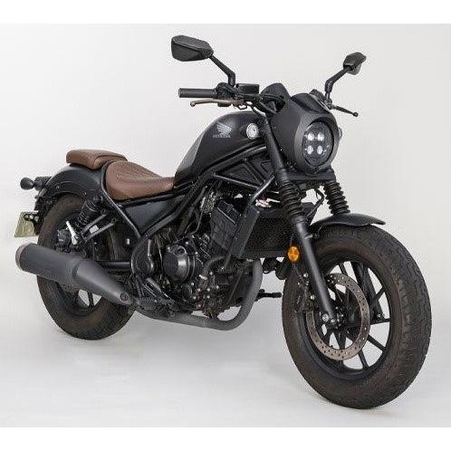 オートバイクバックミラー 黒色 -M10 ハンドルデュアルスポーツ小型ハーレー NAPOLEON TANAX タナックス ナポレオン リッジミラー タイプ：R（右側