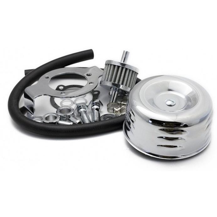 Motor Rock モーターロック クローム&ブラック OSC-LIT002 Motor Rock モーターロック クロームドエアクリーナーキット