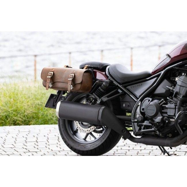 DEGNER デグナー マフラー側レザーサドルバッグ カラー：ブラック LOW RIDER S REBEL1100  HARLEY-DAVIDSON ハーレーダビッドソン HONDA ホンダ サイドバッグ | DEGNER | 19