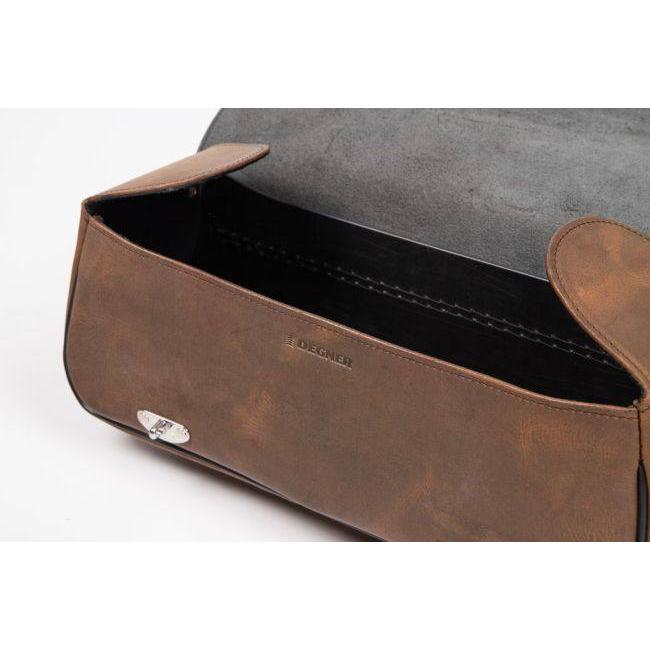 DEGNER デグナー マフラー側レザーサドルバッグ カラー：ブラック LOW RIDER S REBEL1100  HARLEY-DAVIDSON ハーレーダビッドソン HONDA ホンダ サイドバッグ | DEGNER | 06