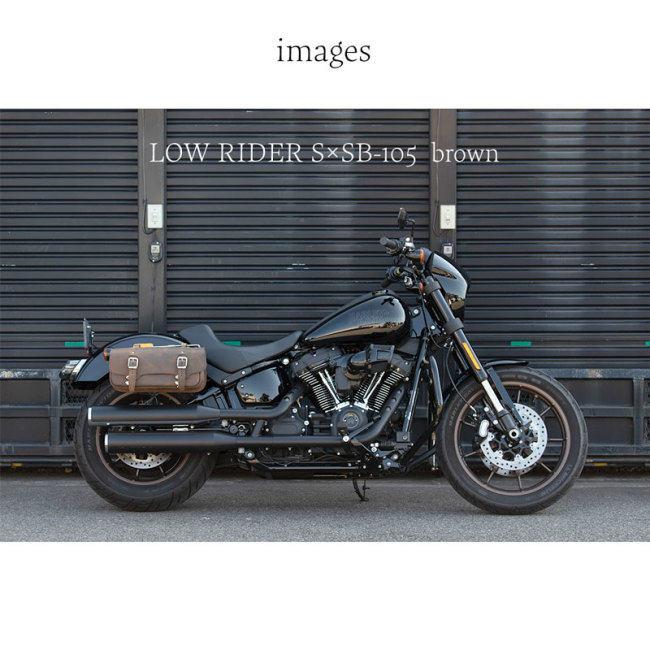 DEGNER デグナー マフラー側レザーサドルバッグ カラー：ブラウン LOW RIDER S REBEL1100  HARLEY-DAVIDSON ハーレーダビッドソン HONDA ホンダ サイドバッグ_14