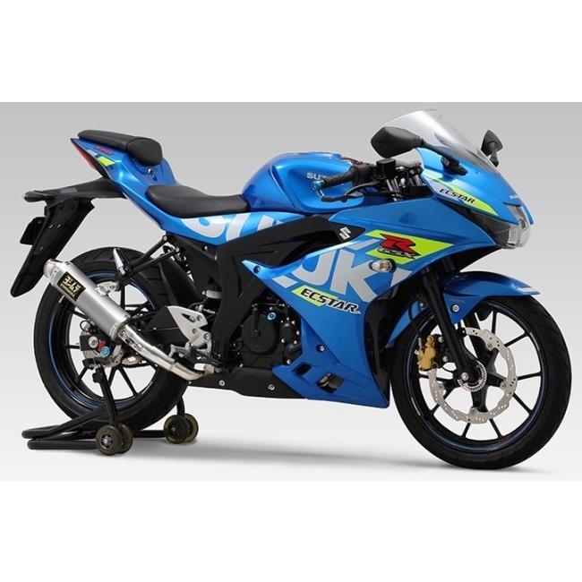 YOSHIMURA ヨシムラ 機械曲 GP-MAGNUMサイクロン EXPORT SPEC 政府認証 カラー：SS(ステンレスカバー) GSX-S125 GSX-R125｜webike02｜03