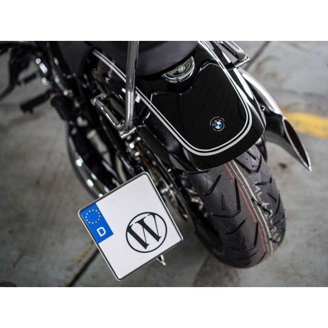 Wunderlich ワンダーリッヒ ライセンスプレートサポート スイングアームマウント コンプリートキット ウィンカーカラー：ブラック R18 BMW BMW｜webike02｜05