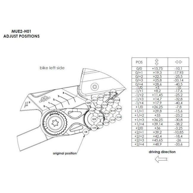 プラチナリング　　レイン GILLES TOOLING ギルズツーリング アジャスタブル バックステップ