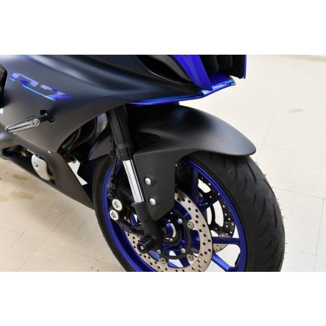 YZF-R25 R3】リヤインナーフェンダー 【スピードラ綾織艶消しカーボン