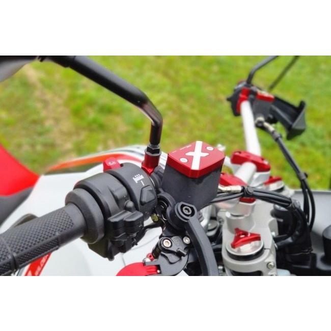CNC Racing シーエヌシーレーシング マスターシリンダーリザーバータンクキャップ カラー：レッド DESERTX 937 DUCATI ドゥカティ ブレーキの画像