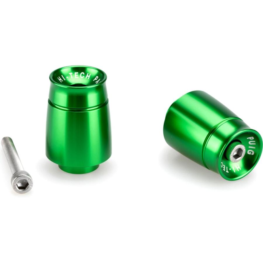 Puig プーチ バーエンド スポーツ(Bar Ends Sport Model) カラー：グリーン YAMAHA ヤマハ ハンドル | Puig