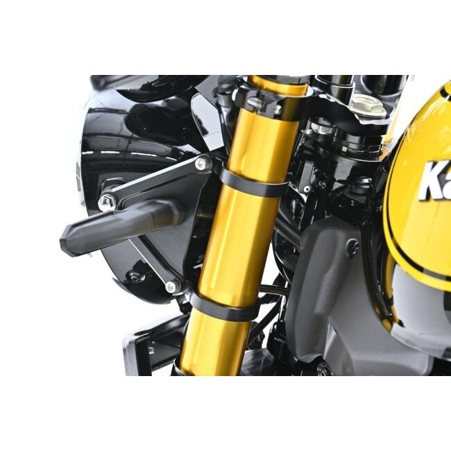 STRIKER ストライカー アルミビレットヘッドライトステー カラー：ブラック Z900RS KAWASAKI カワサキ ヘッドライト 灯火類 電装系の画像