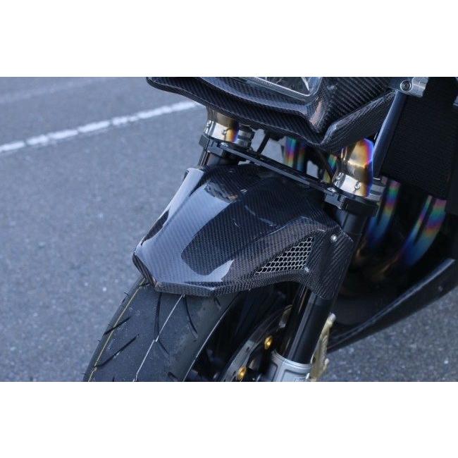 A11 新品 VERTIA ZRX1200D カーボン インナー フェンダー VERTIA ヴェルティア フロントフェンダー タイプ：Carbon ZRX1200DAEG