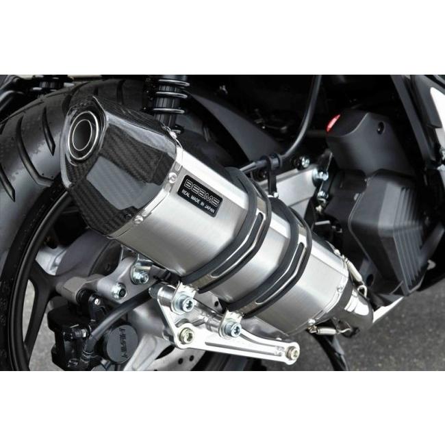 BEAMS ビームス CORSA-EVOIIサイレンサー 政府認証 タイプ：ステンレス(重量：3.3kg【純正5.05kg】) PCX125 HONDA ホンダ フルエキゾーストマフラー マフラー_4