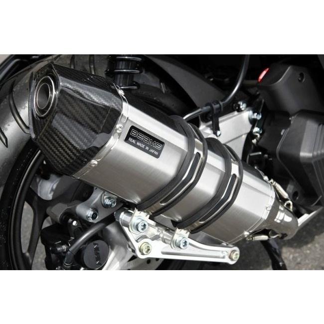 BEAMS ビームス CORSA-EVOIIサイレンサー 政府認証 タイプ：ステンレス(重量：3.3kg【純正5.05kg】) PCX125 HONDA ホンダ フルエキゾーストマフラー マフラー_5