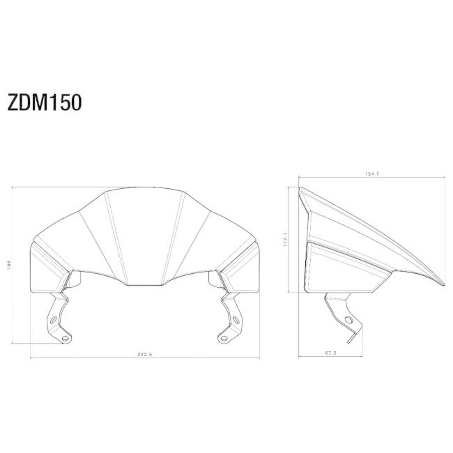 Rizoma Rizoma:リゾマ Headlight Fairing With Mounting Kit カラー メーター、インジケーター rizoma rizoma:リゾマ ダービーカバー カラー