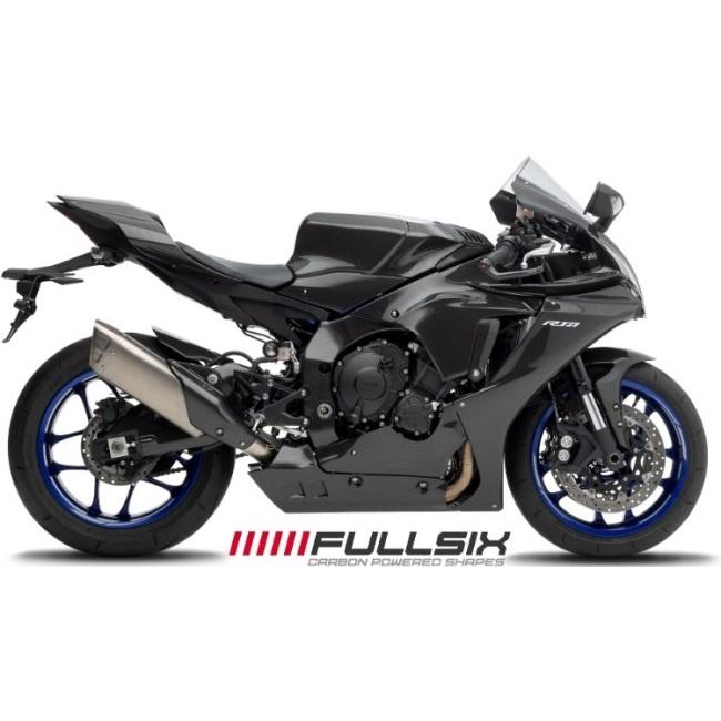 FullSix フルシックス サイドカウル4点セット コーティング：クリアコート(艶あり) / カーボン繊維：245Twill 綾織り YZF-R1 YZF-R1M YAMAHA ヤマハ カウル関連_10
