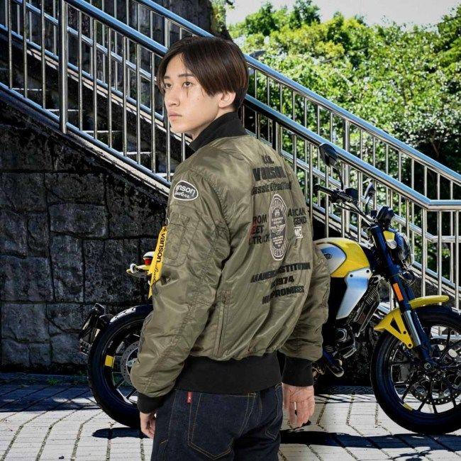 VANSON（バンソン） MA-1ジャケット サイズ：XL オールシーズン