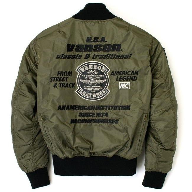 VANSON（バンソン） MA-1ジャケット サイズ：XL オールシーズン