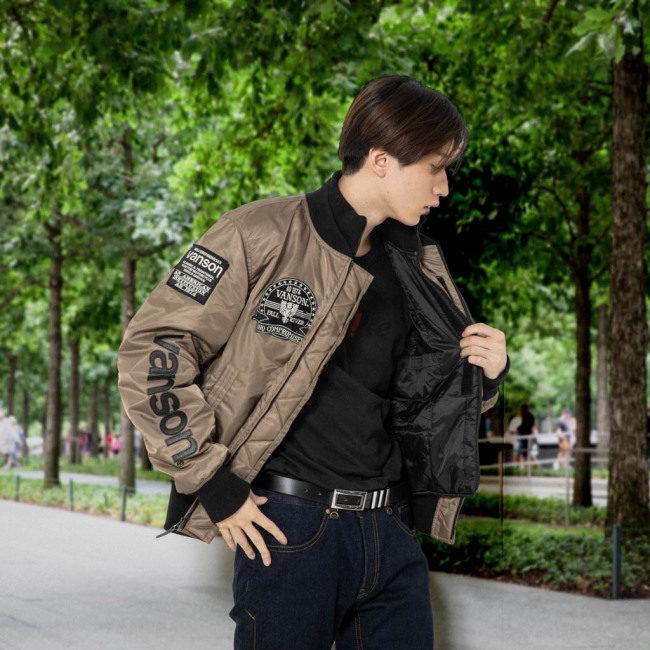 VANSON バンソン MA-1ジャケット サイズ：L オールシーズン