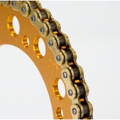 RK JAPAN RKジャパン 520MXZ5 ゴールド 【クリップジョイント】 リンク数：118L HONDA ホンダ KAWASAKI カワサキ SUZUKI スズキ YAMAHA ヤマハ チェーン 駆動系 | RK JAPAN | 02
