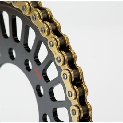 RK JAPAN RKジャパン 520MXZ5 ゴールド 【クリップジョイント】 リンク数：118L HONDA ホンダ KAWASAKI カワサキ SUZUKI スズキ YAMAHA ヤマハ チェーン 駆動系 | RK JAPAN | 03
