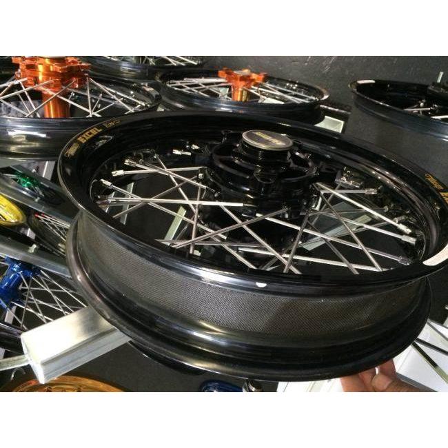 ブランド登録なし - HAAN WHEELS ハーン銀輪 ロードコンプリートチューブレススポークホイール 前後仕かける Z900RS KAWASAKI カワサキ 銀輪 銀輪かかわり合い 足回転運動