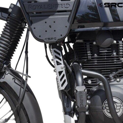 SRC エスアールシー オイルクーラーコアガード カラー：シルバー カラー HIMALAYAN 410 ROYAL ENFIELD ロイヤルエンフィールド 冷却関連 エンジンの画像