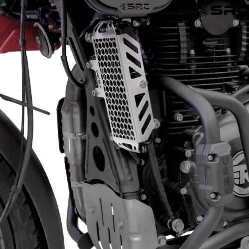SRC エスアールシー オイルクーラーコアガード カラー：シルバー カラー HIMALAYAN 410 ROYAL ENFIELD ロイヤルエンフィールド 冷却関連 エンジンの画像