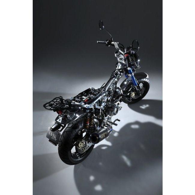 OVER オーヴァー OV-44 フレームキット カラー：シルバーアルマイト Monkey125 HONDA ホンダ フレーム
