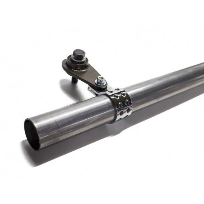 SR400/500ステンレススチール 曲がり型マフラー SR400/500用 オールドスタイル手曲げマフラー クローム「MOTOR